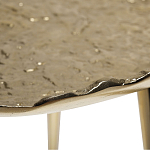 Столик журнальный металлический золотого цвета Modern Rethinking of Traditions варинант исполнения - 1 | Loft Concept в Москве