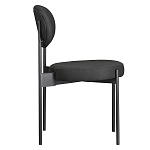 Стул мягкий Alfie Chair черный варинант исполнения - 2 | Loft Concept в Москве