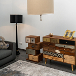 Тумба необычной формы с выдвижными ящиками Shift варинант исполнения - 4 | Loft Concept в Москве