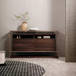 Дизайнерский комод в металлическом каркасе Valerian варинант исполнения - 2 | Loft Concept в Москве