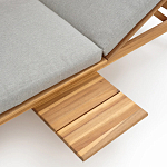 Садовый диван-трансофрмер Kate серый варинант исполнения - 3 | Loft Concept в Москве