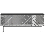 Длинная тумба с зеркальным декором Serena варинант исполнения - 12 | Loft Concept в Москве