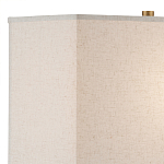 Настольная лампа с корпусом в форме кольца и прямоугольным абажуром French Ring варинант исполнения - 2 | Loft Concept в Москве