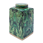 Ваза с малахитовым узором MALACHITE варинант исполнения - 2 | Loft Concept в Москве