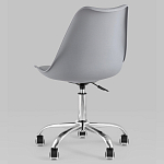 Офисный стул на металлическом основании EGGERY Grey пластик варинант исполнения - 4 | Loft Concept в Москве