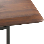 ТВ-тумба с полками из массива ореха Derick Wooden TV Stand варинант исполнения - 4 | Loft Concept в Москве