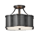 Потолочный светильник с декоративными заклепками Hinkley  варинант исполнения - 1 | Loft Concept в Москве