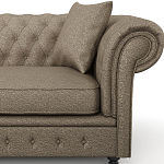 Мебельная ткань Шенилл коричневый цвет 138 см T4-21 варинант исполнения - 7 | Loft Concept в Москве