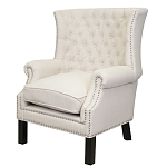 Кресло Charlie Armchair beige flax варинант исполнения - 3 | Loft Concept в Москве