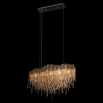 Люстра подвесная с металлическими цепочками и изогнутыми металлическими дугами 72 см Atlantis Chain варинант исполнения - 5 | Loft Concept в Москве