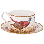 Чайная пара из фарфора 300 мл Hunting Porcelain Collection варинант исполнения - 1 | Loft Concept в Москве