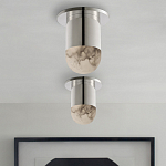 Потолочный светильник светодиодный с плафоном из натурального камня Purgatory варинант исполнения - 4 | Loft Concept в Москве