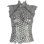 Аксессуар на стену из металла Female Torso Metal Wall Accessory варинант исполнения - 1 | Loft Concept в Москве