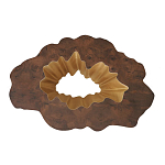 Кофейный стол Burl Exotic tree Coffee Table Black варинант исполнения - 2 | Loft Concept в Москве