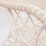 Комплект уличной мебели из ротанга Eloise белый варинант исполнения - 4 | Loft Concept в Москве