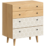 Комод с принтом на ящиках Elise Chest of Drawers варинант исполнения - 15 | Loft Concept в Москве
