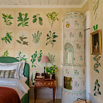 Обои ручная роспись Botanical Studies Linnaeus colourway варинант исполнения - 6 | Loft Concept в Москве