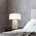Настольная лампа на мраморном основании Dawn Light варинант исполнения - 1 | Loft Concept в Москве