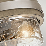 Потолочный светильник с прозрачным стеклянным плафоном с эффектом пузырьков Kichler варинант исполнения - 2 | Loft Concept в Москве