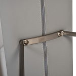 Стул барный серый с обивкой из экокожи Special Support варинант исполнения - 4 | Loft Concept в Москве