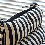 Кресло черно-белое со съемными подушками Celebrity варинант исполнения - 4 | Loft Concept в Москве