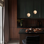 Подвесной светильник из белого алебастра Cryptocrystalline Stone варинант исполнения - 8 | Loft Concept в Москве