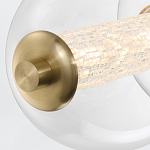 Подвесной светильник линейный с прозрачными стеклянными шарами разного диаметра Eurofase варинант исполнения - 14 | Loft Concept в Москве