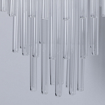 Бра с круглым основанием и длинными прозрачныи стеклянными трубками Nembus варинант исполнения - 7 | Loft Concept в Москве