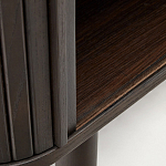 Буфет тёмно-коричневого цвета из ясеневого шпона с 2-мя раздвижными дверями Toinette варинант исполнения - 4 | Loft Concept в Москве
