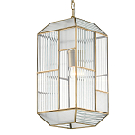 Подвесной светильник с рельефным стеклом Embossed Glass варинант исполнения - 2 | Loft Concept в Москве