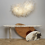 Консоль в виде овальных элементов Jinye console варинант исполнения - 3 | Loft Concept в Москве