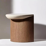 Дизайнерский журнальный стол полукруглой формы Pokun варинант исполнения - 2 | Loft Concept в Москве