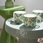 Приставной стол из керамики Manufacto Green варинант исполнения - 5 | Loft Concept в Москве