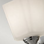 Бра для ванных комнат с белым матовым плафоном квадратной формы на основании цвета хром Feiss варинант исполнения - 5 | Loft Concept в Москве