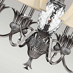 Люстра с 7-ю кремовыми текстильными абажурами Hinkley варинант исполнения - 6 | Loft Concept в Москве