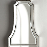 Зеркало в серебристой фигурной раме Silver Reflection варинант исполнения - 3 | Loft Concept в Москве