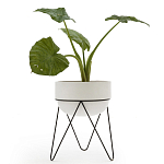 Кашпо Elevated Planters Luna 54 белое варинант исполнения - 2 | Loft Concept в Москве