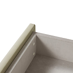 Консоль прямоугольная на золотом каркасе с 2-мя ящиками Warwick варинант исполнения - 1 | Loft Concept в Москве