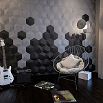 Гипсовая 3D панель с принтографией PM-30 варинант исполнения - 7 | Loft Concept в Москве