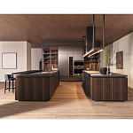 Кухонный гарнитур из массива дерева и камня HI-LINE 6 FRAME DOOR Dada Engenereed Kitchen варинант исполнения - 4 | Loft Concept в Москве