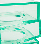 Стол журнальный в форме кубов Acrylic Furniture Lumina Mint Breeze варинант исполнения - 3 | Loft Concept в Москве