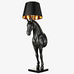 Horse Statue Floor Lamp Большой светильник Черная Лошадь варинант исполнения - 6 | Loft Concept в Москве