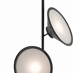 Торшер черный с 2-мя большими лампами Black Diffusers варинант исполнения - 1 | Loft Concept в Москве