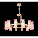 Люстра круглая с текстурными цилиндрическими плафонами Glimpse варинант исполнения - 4 | Loft Concept в Москве