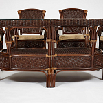 Комплект обеденный из ротанга Eloise grand варинант исполнения - 11 | Loft Concept в Москве