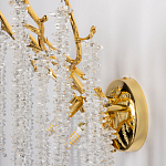 Бра золотого цвета с ветвями и хрустальными подвесками FAIRYTREE Light варинант исполнения - 7 | Loft Concept в Москве
