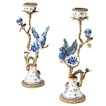Подсвечник Candleholder Birds Atlanta Set 2 Pcs варинант исполнения - 1 | Loft Concept в Москве