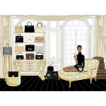 Megan Hess The Bag варинант исполнения - 2 | Loft Concept в Москве