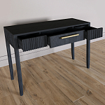 Элегантная Консоль Primo с выдвижным ящиком Черный дуб варинант исполнения - 6 | Loft Concept в Москве