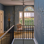 Обои ручная роспись Nara Original colourway on Summer Sky slub silk варинант исполнения - 2 | Loft Concept в Москве